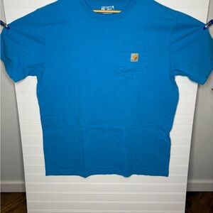 Carhartt Men's Teal Short Sleeve Pocket Tee